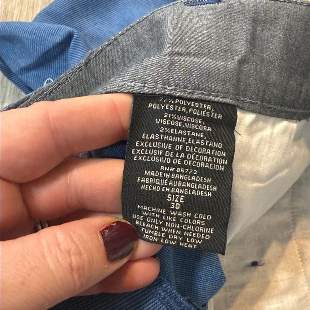 O'Neill Microfiber Blend Short Size 30‎ Blue Stripe Standard Fit Stretch NWT